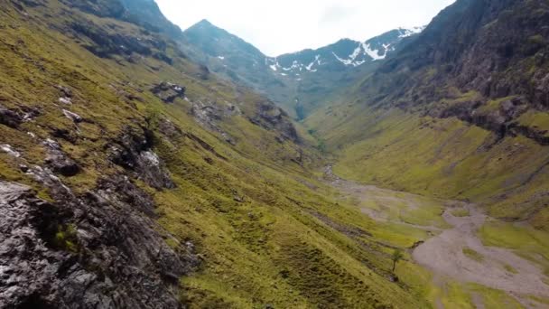 Ngiltere Skoçya Daki Gizli Vadi Manzarası — Stok video
