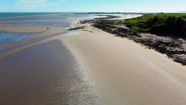 Costa Praia Powillimount Dumfries Galloway Sudoeste Escócia — Vídeo de Stock