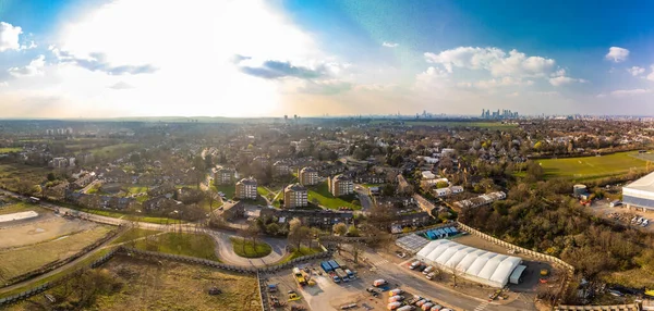 Drone Aereo Immagine Panoramica Kidbrooke Village Londra Regno Unito — Foto Stock