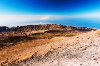 güzel manzara dağlar teide temerife ile