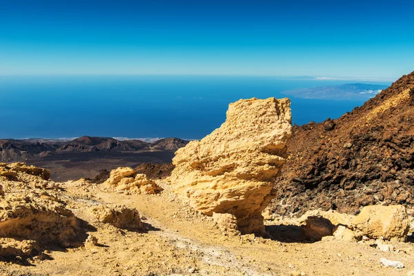 Prachtige landschap met bergen teide temerife — Stockfoto