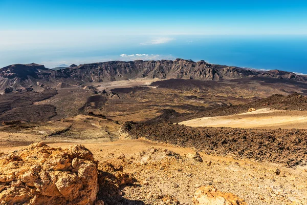 Όμορφο τοπίο με βουνά teide temerife — Φωτογραφία Αρχείου