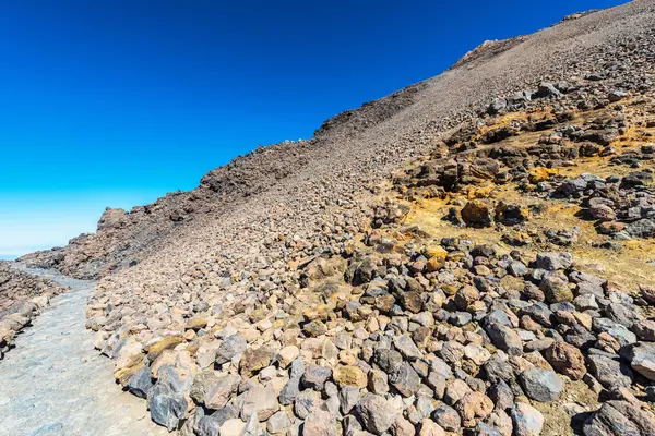 Landscape route on Mount Teide, Spain, Tenerife — Stock Photo, Image