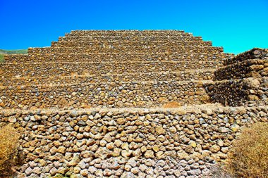 The Pyramids of G��mar , Tenerife, Canary Islands, Spain clipart