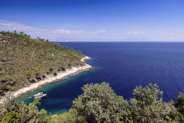 gemi bay.tassos bağlantılı. Yunanistan.