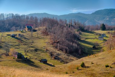 Dağın sonbahar manzara bucegi Dağları, Romanya