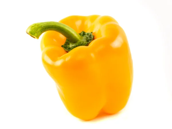 在白色背景上分离的甜黄椒 — 图库照片