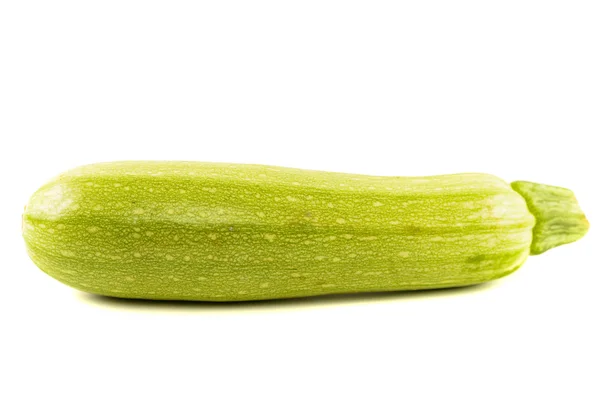 Enda squash eller zucchini låg ur isolerad på wh — Stockfoto