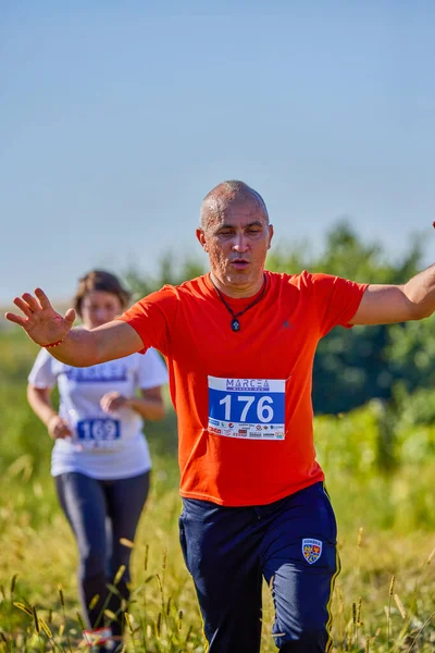 Září 2021 Rumunsko Marcea Běžecká Soutěž Edition Jedna Podpora Sportu — Stock fotografie