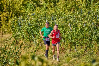 26 Eylül 2021: Romanya, Marcea, yarışma versiyonu no. Bir. Yerel bir spor, 12 km 'lik bir yarış. yarışmadan resimler.