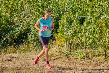 26 Eylül 2021: Romanya, Marcea, yarışma versiyonu no. Bir. Yerel bir spor, 12 km 'lik bir yarış. yarışmadan resimler.