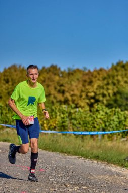 26 Eylül 2021: Romanya, Marcea, yarışma versiyonu no. Bir. Yerel bir spor, 12 km 'lik bir yarış. yarışmadan resimler.