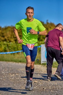 26 Eylül 2021: Romanya, Marcea, yarışma versiyonu no. Bir. Yerel bir spor, 12 km 'lik bir yarış. yarışmadan resimler.