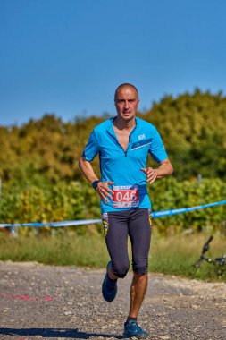 26 Eylül 2021: Romanya, Marcea, yarışma versiyonu no. Bir. Yerel bir spor, 12 km 'lik bir yarış. yarışmadan resimler.