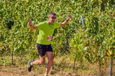 26 Eylül 2021: Romanya, Marcea, yarışma versiyonu no. Bir. Yerel bir spor, 12 km 'lik bir yarış. yarışmadan resimler.