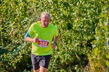 26 Eylül 2021: Romanya, Marcea, yarışma versiyonu no. Bir. Yerel bir spor, 12 km 'lik bir yarış. yarışmadan resimler.