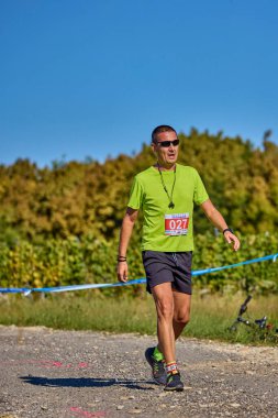 26 Eylül 2021: Romanya, Marcea, yarışma versiyonu no. Bir. Yerel bir spor, 12 km 'lik bir yarış. yarışmadan resimler.