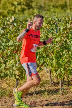 26 Eylül 2021: Romanya, Marcea, yarışma versiyonu no. Bir. Yerel bir spor, 12 km 'lik bir yarış. yarışmadan resimler.