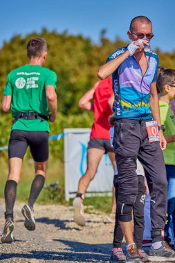 26 Eylül 2021: Romanya, Marcea, yarışma versiyonu no. Bir. Yerel bir spor, 12 km 'lik bir yarış. yarışmadan resimler.