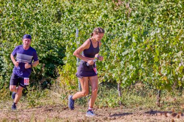 26 Eylül 2021: Romanya, Marcea, yarışma versiyonu no. Bir. Yerel bir spor, 12 km 'lik bir yarış. yarışmadan resimler.