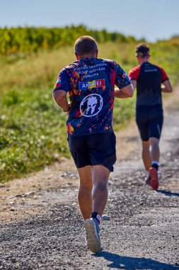 26 Eylül 2021: Romanya, Marcea, yarışma versiyonu no. Bir. Yerel bir spor, 12 km 'lik bir yarış. yarışmadan resimler.