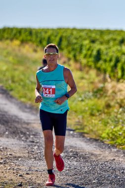 26 Eylül 2021: Romanya, Marcea, yarışma versiyonu no. Bir. Yerel bir spor, 12 km 'lik bir yarış. yarışmadan resimler.