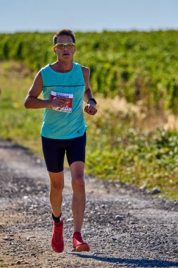 26 Eylül 2021: Romanya, Marcea, yarışma versiyonu no. Bir. Yerel bir spor, 12 km 'lik bir yarış. yarışmadan resimler.