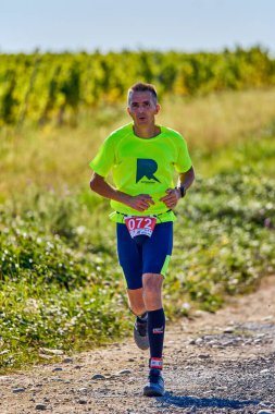 26 Eylül 2021: Romanya, Marcea, yarışma versiyonu no. Bir. Yerel bir spor, 12 km 'lik bir yarış. yarışmadan resimler.