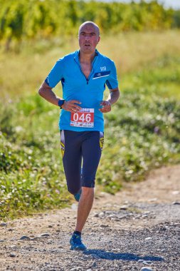 26 Eylül 2021: Romanya, Marcea, yarışma versiyonu no. Bir. Yerel bir spor, 12 km 'lik bir yarış. yarışmadan resimler.