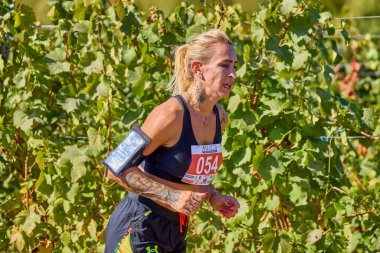 26 Eylül 2021: Romanya, Marcea, yarışma versiyonu no. Bir. Yerel bir spor, 12 km 'lik bir yarış. yarışmadan resimler.