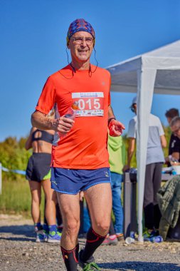 26 Eylül 2021: Romanya, Marcea, yarışma versiyonu no. Bir. Yerel bir spor, 12 km 'lik bir yarış. yarışmadan resimler.