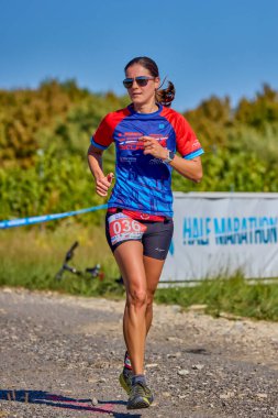 26 Eylül 2021: Romanya, Marcea, yarışma versiyonu no. Bir. Yerel bir spor, 12 km 'lik bir yarış. yarışmadan resimler.