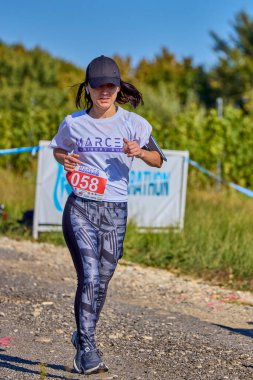 26 Eylül 2021: Romanya, Marcea, yarışma versiyonu no. Bir. Yerel bir spor, 12 km 'lik bir yarış. yarışmadan resimler.