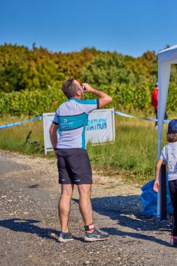 26 Eylül 2021: Romanya, Marcea, yarışma versiyonu no. Bir. Yerel bir spor, 12 km 'lik bir yarış. yarışmadan resimler.