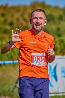 26 Eylül 2021: Romanya, Marcea, yarışma versiyonu no. Bir. Yerel bir spor, 12 km 'lik bir yarış. yarışmadan resimler.