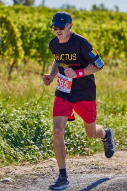 26 Eylül 2021: Romanya, Marcea, yarışma versiyonu no. Bir. Yerel bir spor, 12 km 'lik bir yarış. yarışmadan resimler.