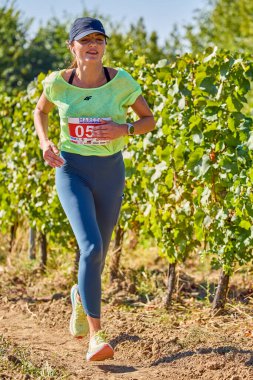 26 Eylül 2021: Romanya, Marcea, yarışma versiyonu no. Bir. Yerel bir spor, 12 km 'lik bir yarış. yarışmadan resimler.