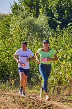 26 Eylül 2021: Romanya, Marcea, yarışma versiyonu no. Bir. Yerel bir spor, 12 km 'lik bir yarış. yarışmadan resimler.