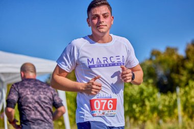 26 Eylül 2021: Romanya, Marcea, yarışma versiyonu no. Bir. Yerel bir spor, 12 km 'lik bir yarış. yarışmadan resimler.