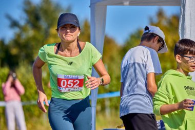 26 Eylül 2021: Romanya, Marcea, yarışma versiyonu no. Bir. Yerel bir spor, 12 km 'lik bir yarış. yarışmadan resimler.