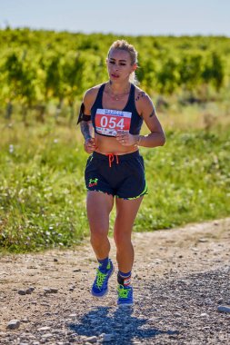 26 Eylül 2021: Romanya, Marcea, yarışma versiyonu no. Bir. Yerel bir spor, 12 km 'lik bir yarış. yarışmadan resimler.