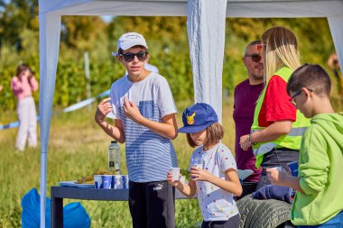 26 Eylül 2021: Romanya, Marcea, yarışma versiyonu no. Bir. Yerel bir spor, 12 km 'lik bir yarış. yarışmadan resimler.