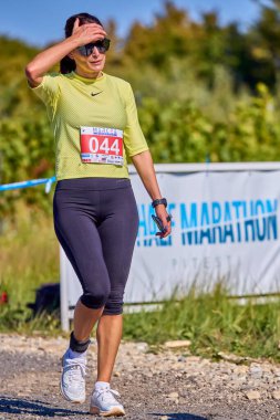 26 Eylül 2021: Romanya, Marcea, yarışma versiyonu no. Bir. Yerel bir spor, 12 km 'lik bir yarış. yarışmadan resimler.