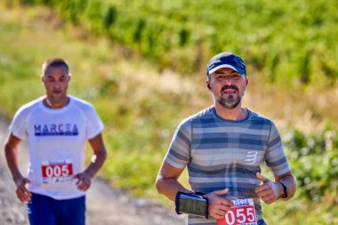 26 Eylül 2021: Romanya, Marcea, yarışma versiyonu no. Bir. Yerel bir spor, 12 km 'lik bir yarış. yarışmadan resimler.