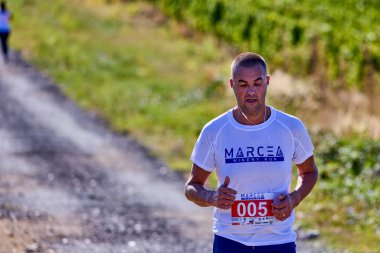 26 Eylül 2021: Romanya, Marcea, yarışma versiyonu no. Bir. Yerel bir spor, 12 km 'lik bir yarış. yarışmadan resimler.