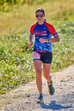 26 Eylül 2021: Romanya, Marcea, yarışma versiyonu no. Bir. Yerel bir spor, 12 km 'lik bir yarış. yarışmadan resimler.