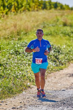 26 Eylül 2021: Romanya, Marcea, yarışma versiyonu no. Bir. Yerel bir spor, 12 km 'lik bir yarış. yarışmadan resimler.