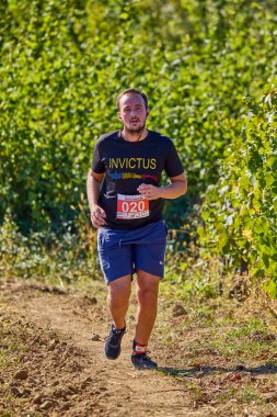 26 Eylül 2021: Romanya, Marcea, yarışma versiyonu no. Bir. Yerel bir spor, 12 km 'lik bir yarış. yarışmadan resimler.