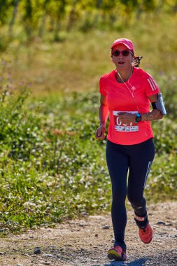 26 Eylül 2021: Romanya, Marcea, yarışma versiyonu no. Bir. Yerel bir spor, 12 km 'lik bir yarış. yarışmadan resimler.