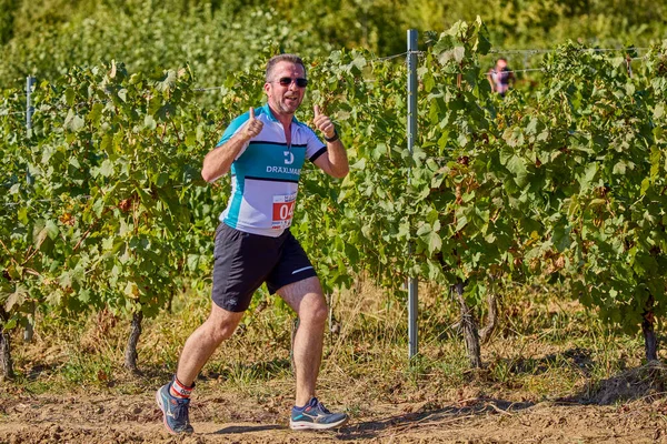 26 Eylül 2021: Romanya, Marcea, yarışma versiyonu no. Bir. Yerel bir spor, 12 km 'lik bir yarış. yarışmadan resimler.